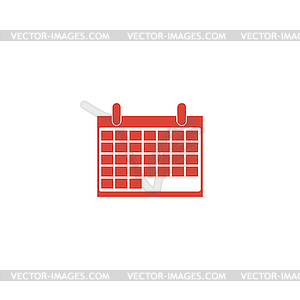 Calendar - icon - vector clip art