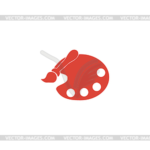 Brush Icon  - vector clipart