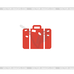 Bag icon. Flat design style - vector clipart / vector image