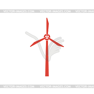 Wind turbine icon - vector clipart