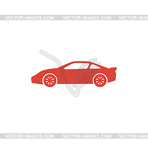 Car icon. Flat design style - vector image