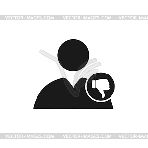 User icon like - vector clipart