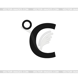 Celsius icon - vector clipart