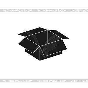 Box . Flat design style - vector EPS clipart