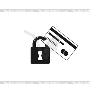 Credit Card Security icon . Eps 10 - vector image