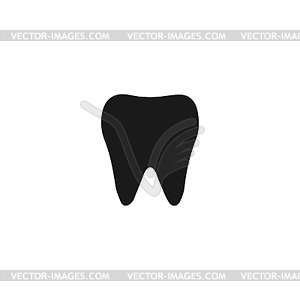 Tooth Icon. Flat design style - vector image