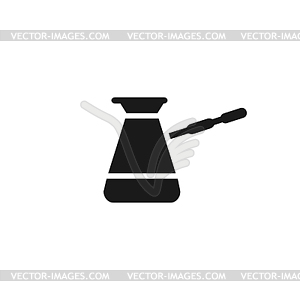 Turk icon. Coffee symbol. Flat - vector image