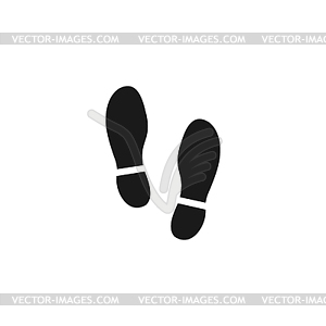 Выходные данные подошвы обуви icon.shoes значок печати - клипарт в формате EPS