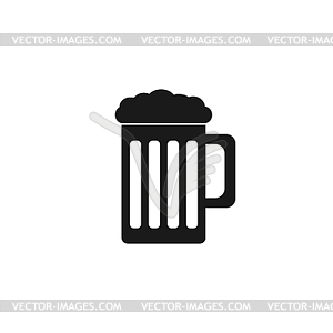 Beer mug icon - vector image