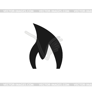 Fire icon - vector image