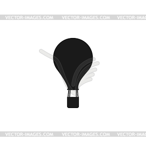 Горячая значок воздушном шаре - векторизованное изображение клипарта