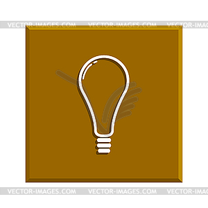 Lightbulb Icon - vector clip art