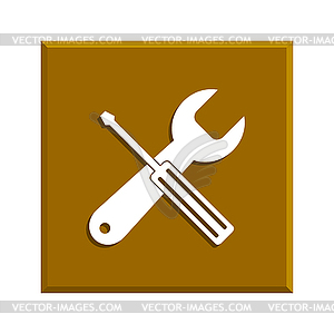 Repair . Service simbol. Tools singn - vector EPS clipart