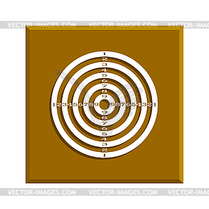 Target icon - vector clipart