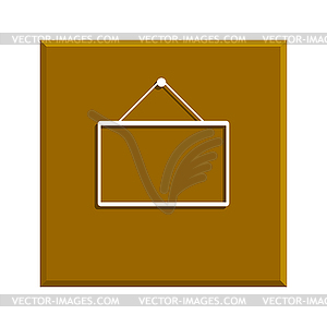 Mathematical board icon - vector image