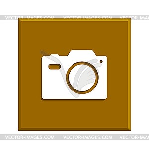 Camera - icon - vector clipart