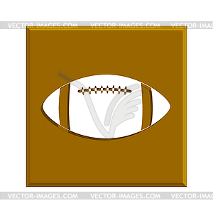 American Football - royalty-free vector image