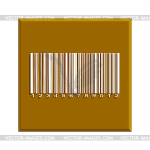Barcode icon, - vector image
