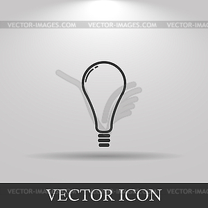 Lightbulb Icon - vector image