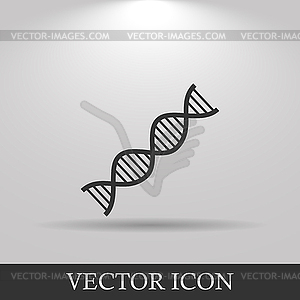 DNA icon - vector clip art