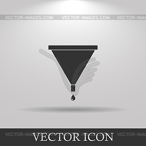 Watering can icon - vector clip art