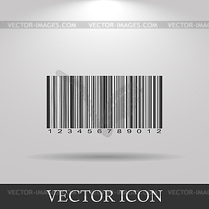 Barcode icon, - vector clipart