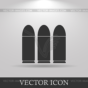 Bullet icon. Flat design style - vector clipart