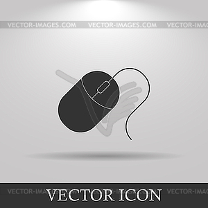 Computer mouse icon,  - vector image