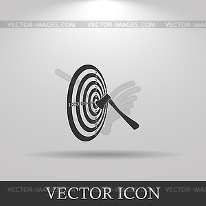 Target icon - stock vector clipart