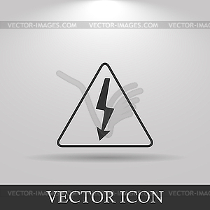High voltage - - vector clip art