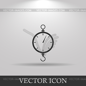 Scales icon. Flat design style - vector clipart