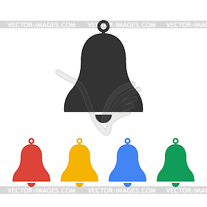 Bell Icon Symbol - vector clipart