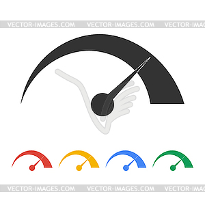 Speedometer icon - vector image