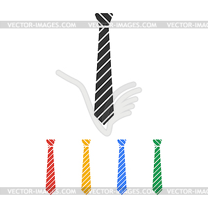 Simple icon tie - vector EPS clipart