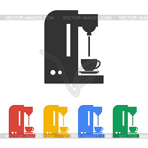 Coffee maker icon - vector clip art