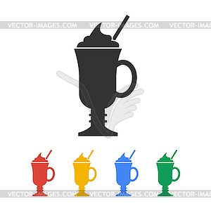 Coffee cup icon , - vector image