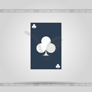 Playing Card Suit Icon Symbol Set - vector image