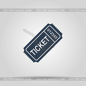 Ticket icon - vector clip art