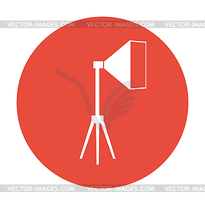 Studio light icon - vector clipart