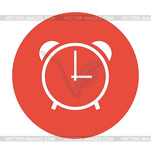 Clock icon, . Flat design style - vector image