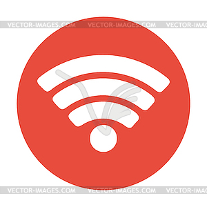 Wi-Fi сеть Иконка - векторное изображение EPS