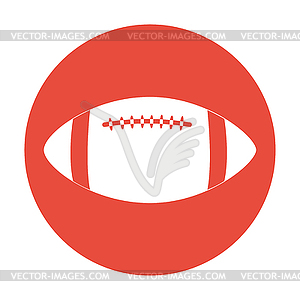 American Football - royalty-free vector clipart