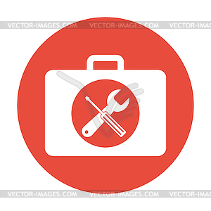 Toolbox icon - vector clipart