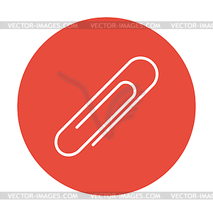 Paper clip icon - vector clipart