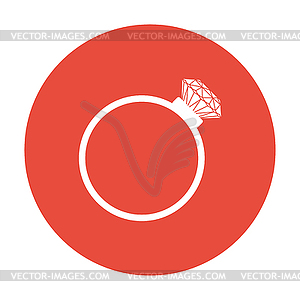 Ring icon - vector clip art