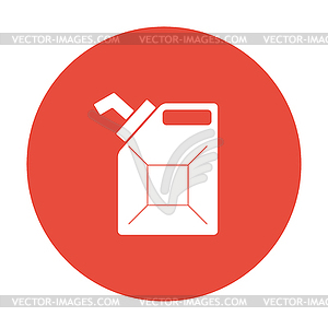 Jerrycan oil icon - vector clipart