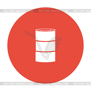 Simple icon barrels of oil - vector image