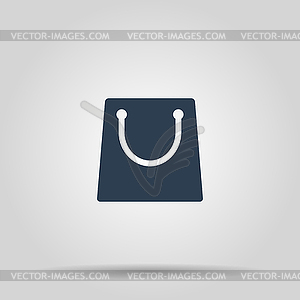 Shopping bag icon - vector clip art