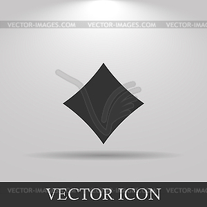 Poker icon. Flat - vector clipart