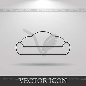 Sofa Icons. Modern design flat style icon - vector image